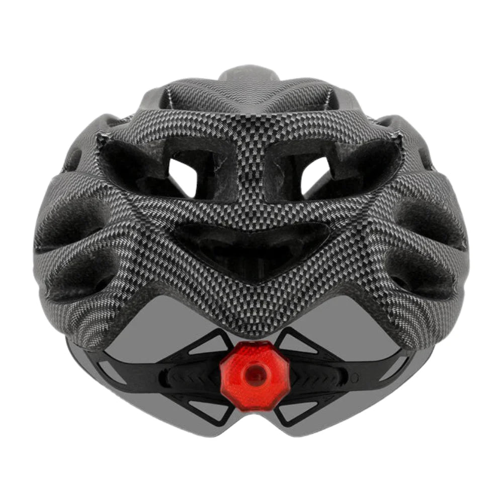 Cyclonix España - Casco con visera desmontable y LED – CycloGuard™ (gris)