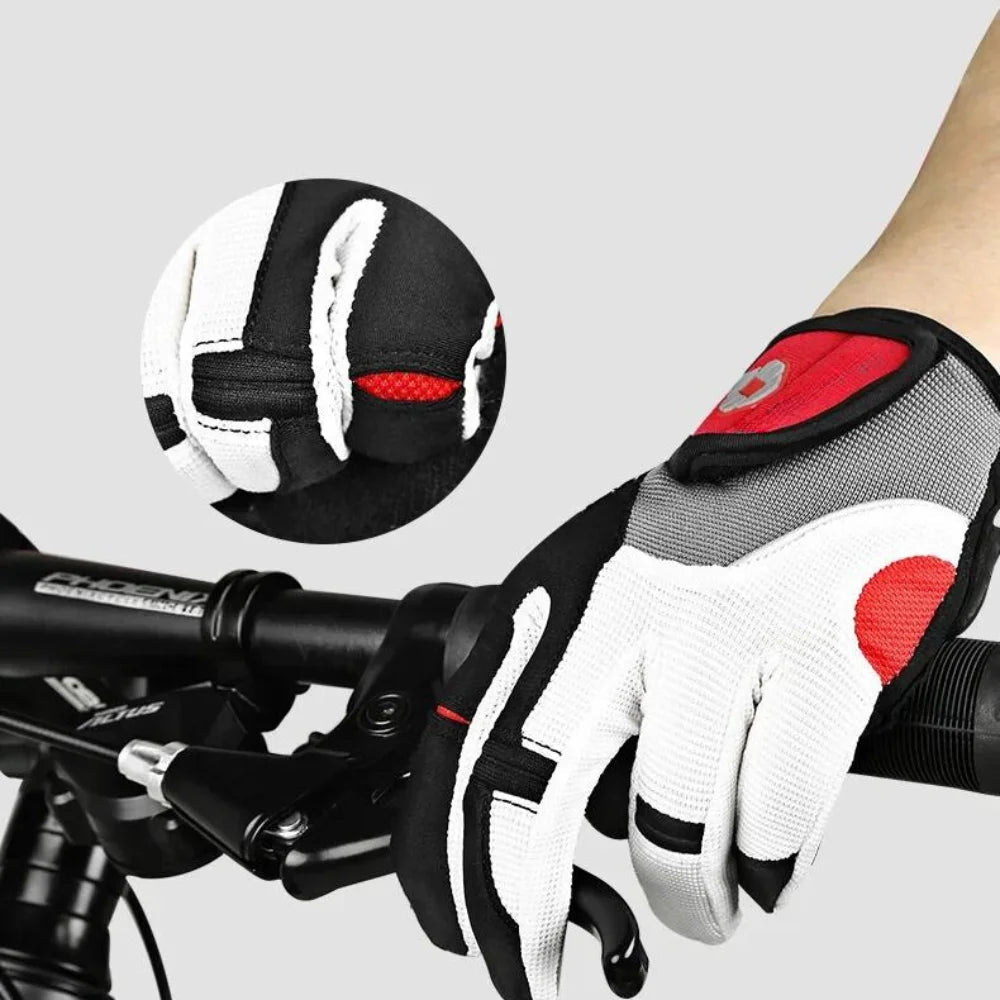 Cyclonix España - Guantes antideslizantes para ciclismo – CycloGrip™ (rojo)