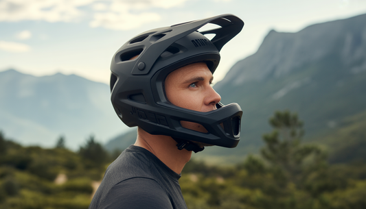 casco MTB con visera