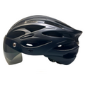 Cyclonix España - Casco con visera desmontable y LED – CycloGuard™ (negro)