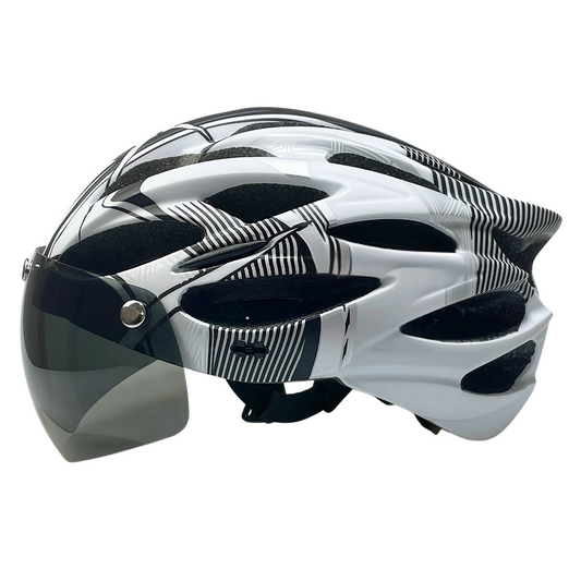 Cyclonix España - Casco con visera desmontable y LED – CycloGuard™ (diseño)