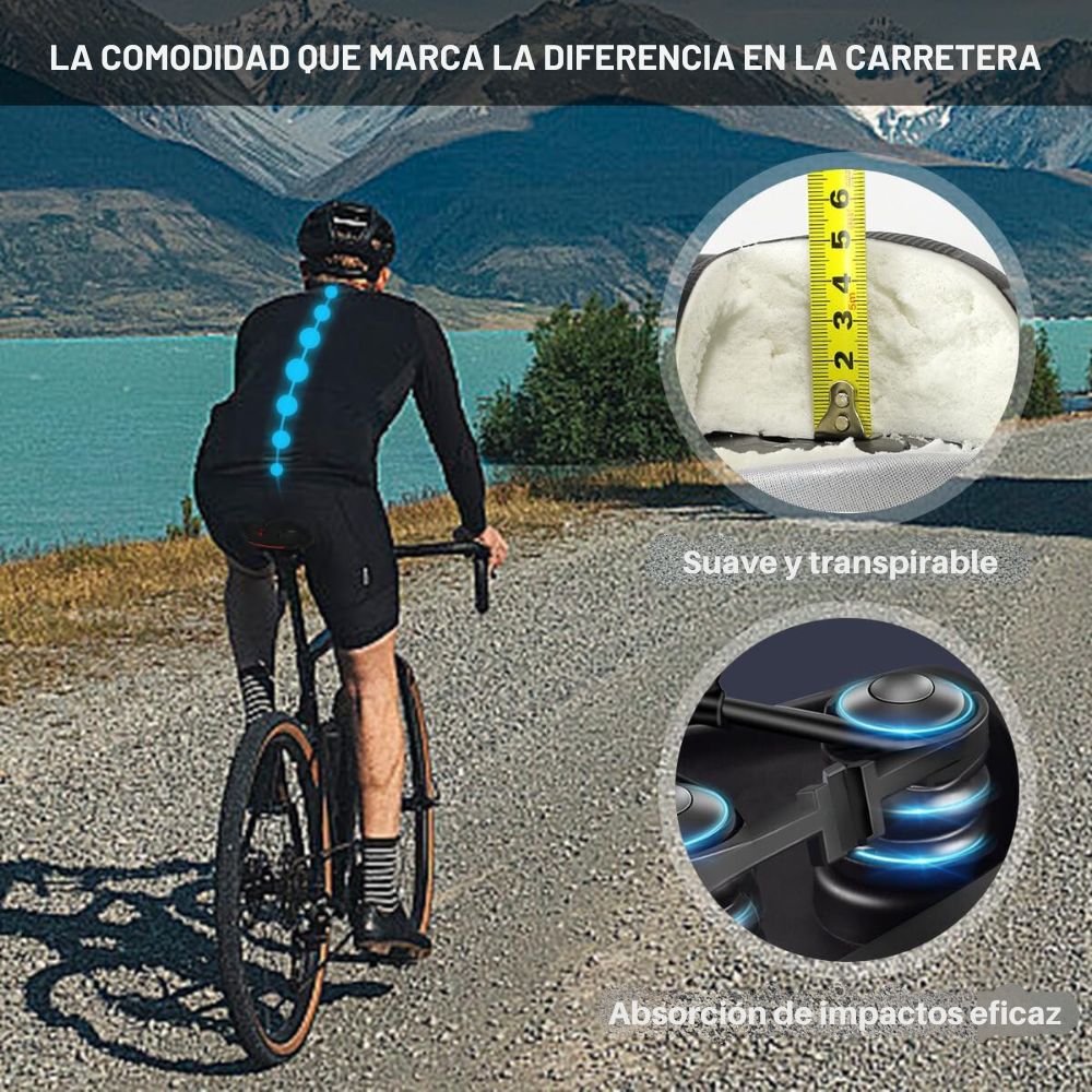Cyclonix España - Sillín de bicicleta de máxima comodidad – CycloSoft™