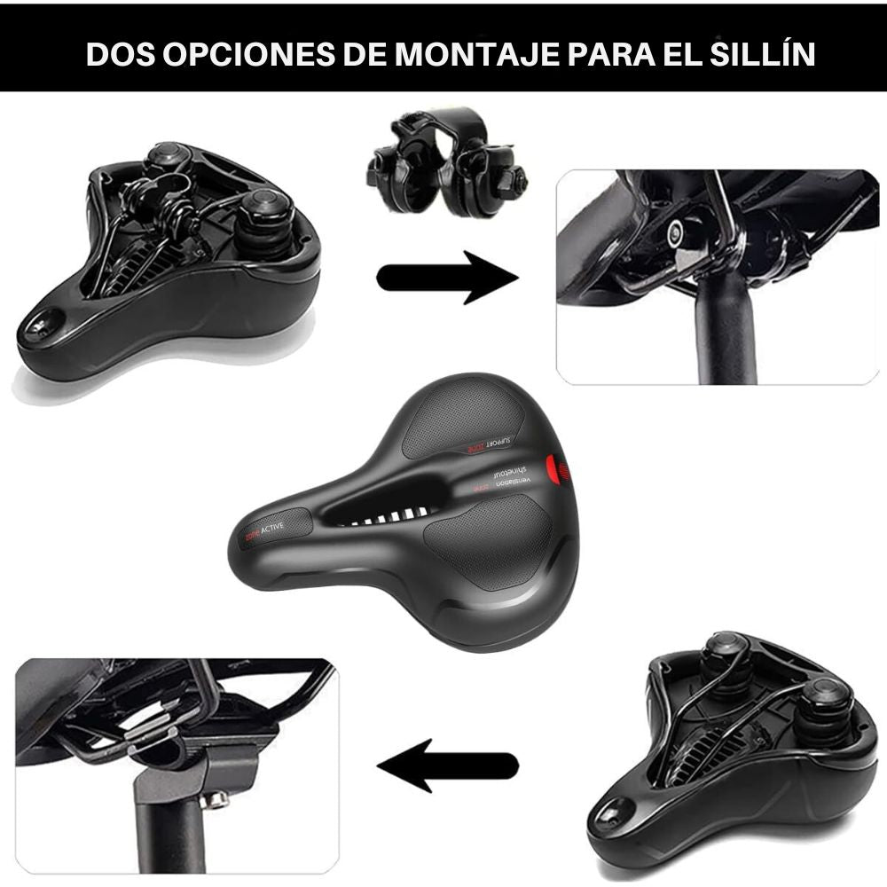 Cyclonix España - Sillín de bicicleta de máxima comodidad – CycloSoft™