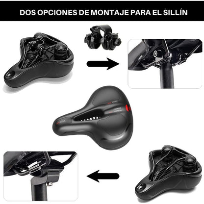 Cyclonix España - Sillín de bicicleta de máxima comodidad – CycloSoft™