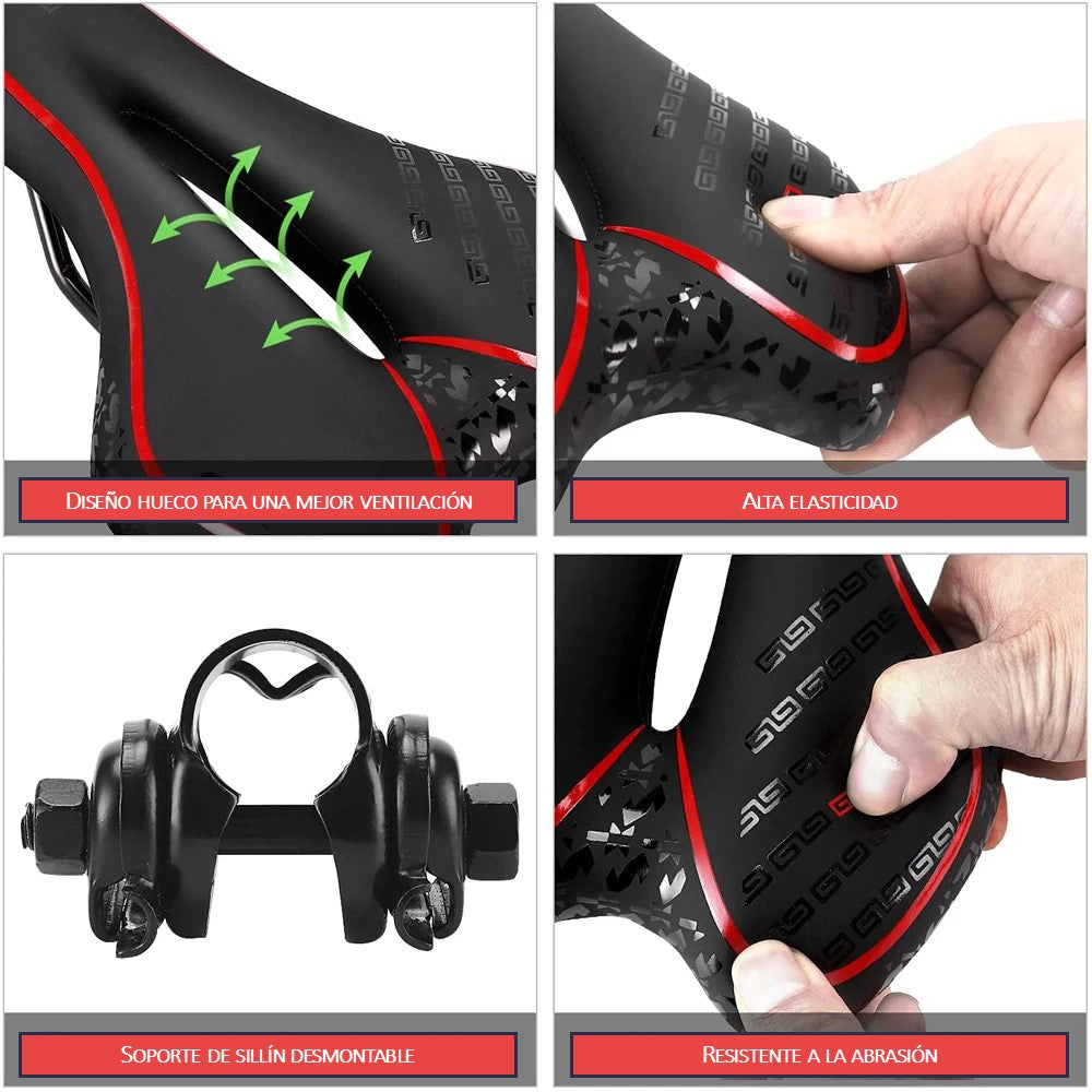 Cyclonix España - Sillín deportivo cómodo – VeloxSeat™
