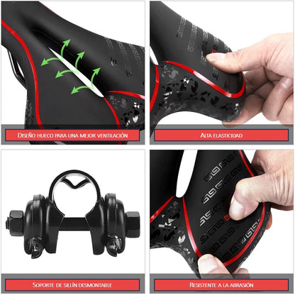 Cyclonix España - Sillín deportivo cómodo – VeloxSeat™