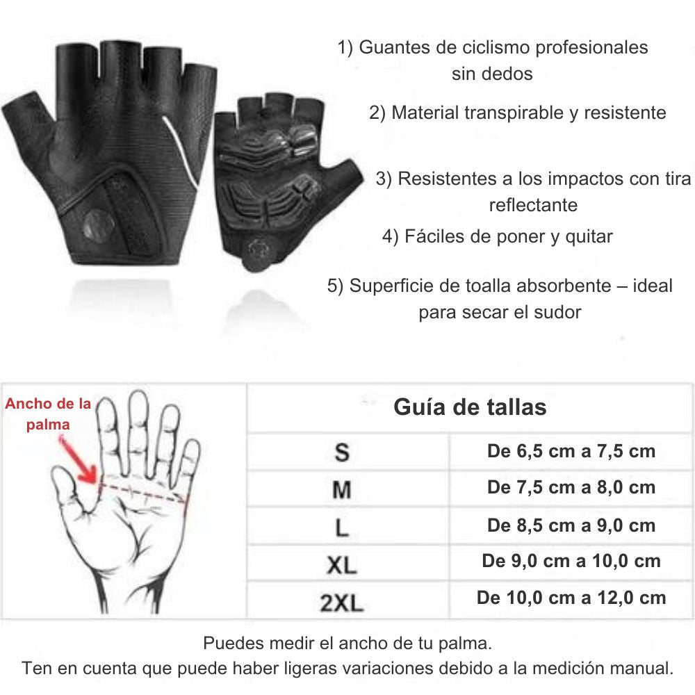 Cyclonix España - Guantes de ciclismo ultraligeros – CycloFit™