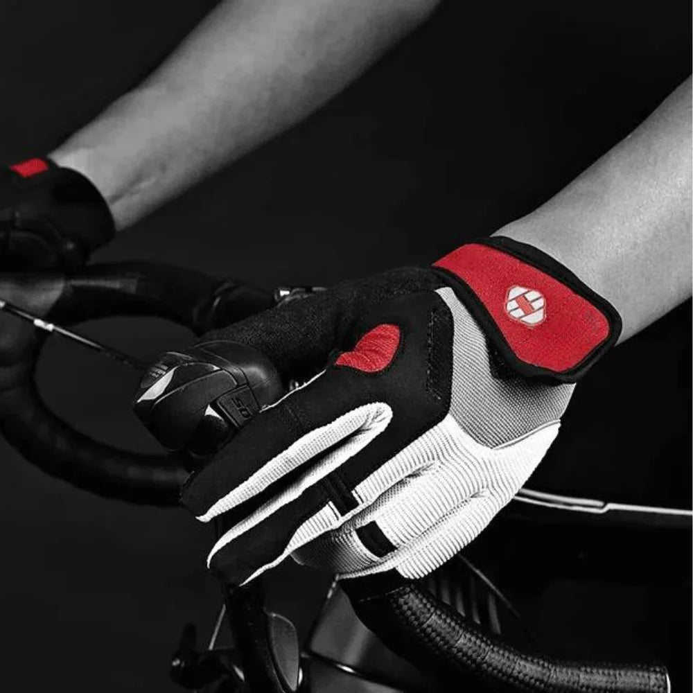 Cyclonix España - Guantes antideslizantes para ciclismo – CycloGrip™ (rojo)