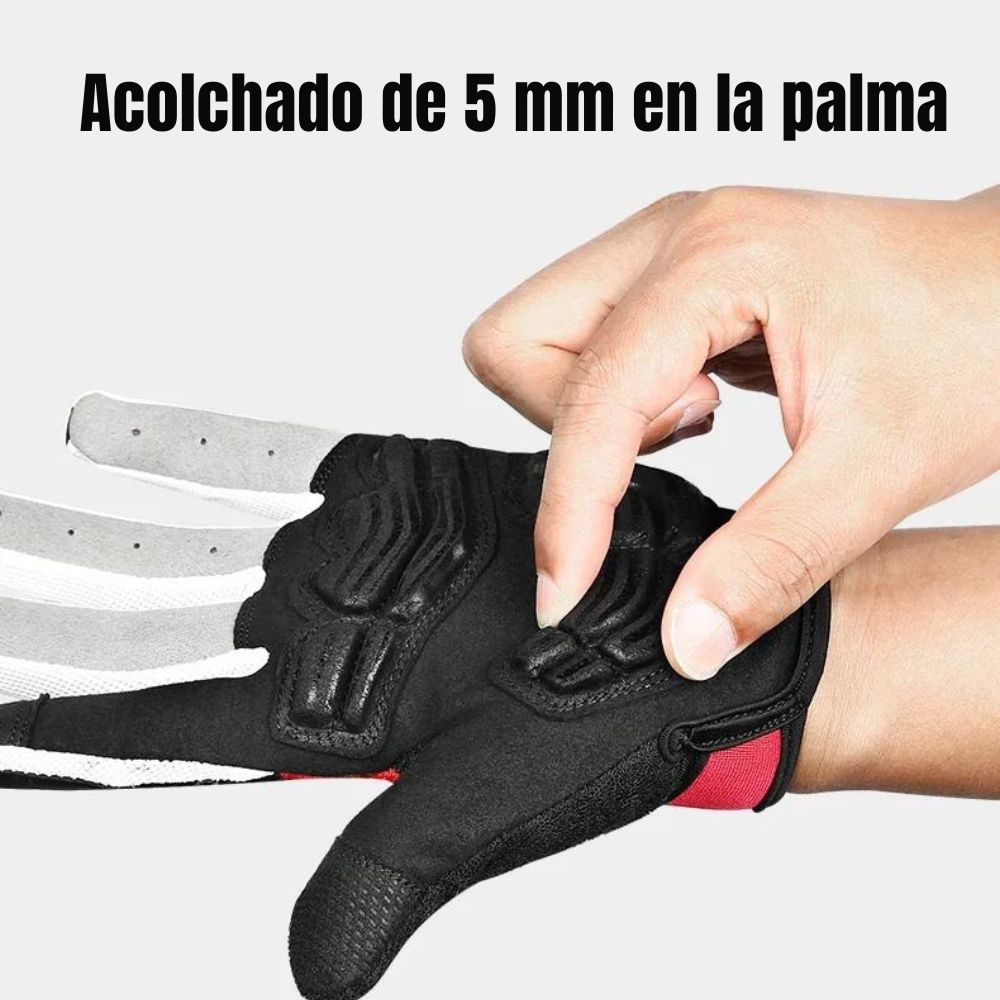 Cyclonix España - Guantes antideslizantes para ciclismo – CycloGrip™ (rojo)