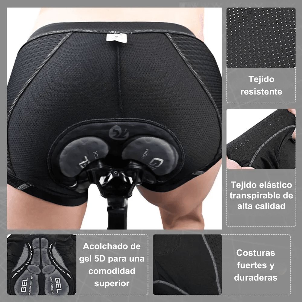 Cyclonix España - Ropa interior de ciclismo con acolchado 5D – CycloGel™