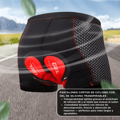 Cyclonix España - Ropa interior de ciclismo con acolchado 5D – CycloGel™