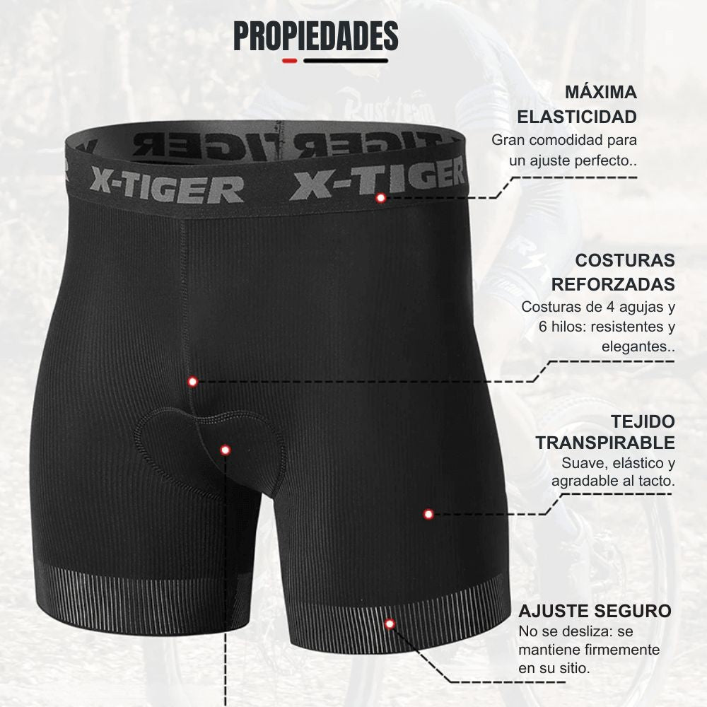 Cyclonix España - Ropa interior de ciclismo con acolchado 5D – RideGuard™