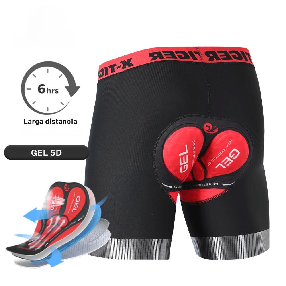 Cyclonix España - Ropa interior de ciclismo con acolchado 5D – RideGuard™